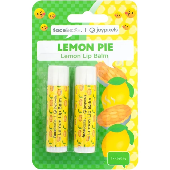 Face Facts Lemon Pie Lip Balm 2 x 4.25g
