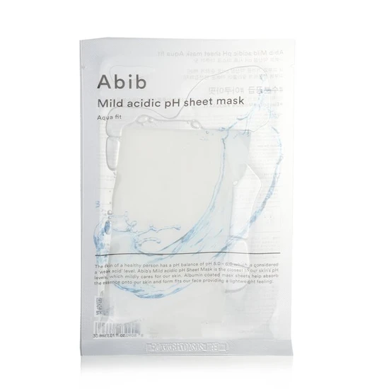 Abib Mild Acidic PH Sheet Mask Aqua Fit 30mlx10pcs