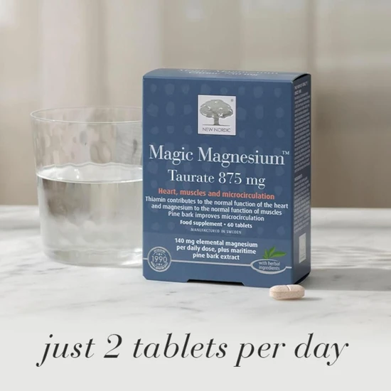 New Nordic Magic Magnesium Taurate Tablets 60 Tablets