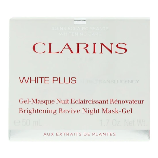 Clarins White Plus Pure Translucency Brightening Revive Gel 50ml