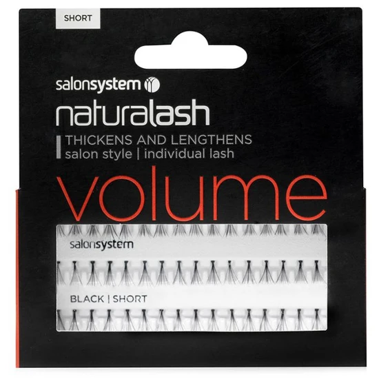 Salon System Individual Lashes Black - Medium