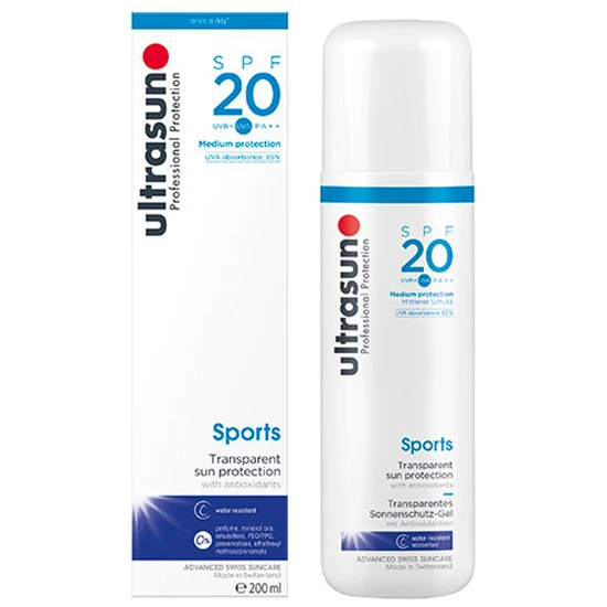 Ultrasun Sports Gel SPF 20 200ml