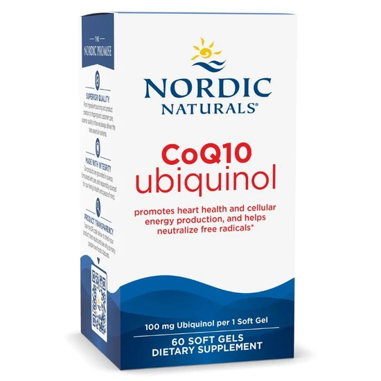 Nordic Naturals CoQ10 Ubiquinol 100mg 60 Softgels