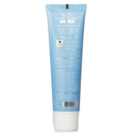Supersmile Awake Whitening Toothpaste With Caffeine Zesty Mint 119g