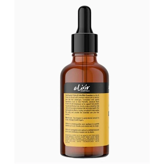 Aunt Jackie's Elixir Hair & Scalp Oil With Saw Palmetto Jamaican Black Castor Grapeseed Oil 59ml