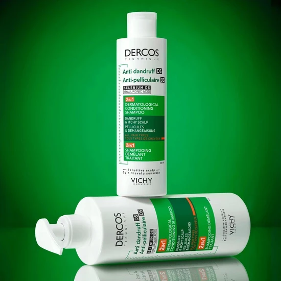 Vichy Dercos Anti-Dandruff DS 2-in-1 Dermatological Conditioning Shampoo 200ml