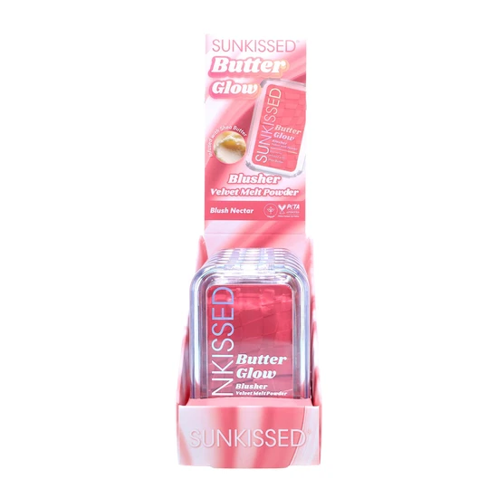 Sunkissed Butter Glow Blusher Velvet Melt Powder Blush Nectar