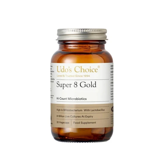 Udo's Choice Super 8 Gold Microbiotics Vegicaps 30 Vegicaps