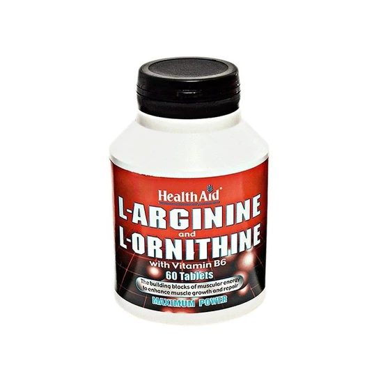 Health Aid L-Arginine With L-Ornithine 300mg Tablets 60 Tablets