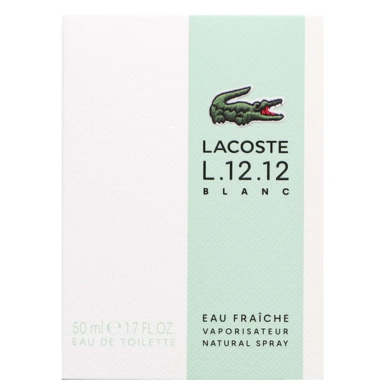Lacoste L.12.12 Blanc Eau Fraiche Eau De Toilette 50ml