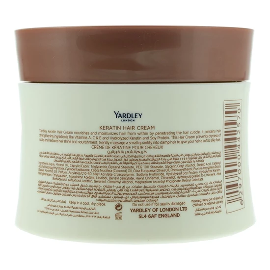 Yardley Keratin Hair Cream 150g