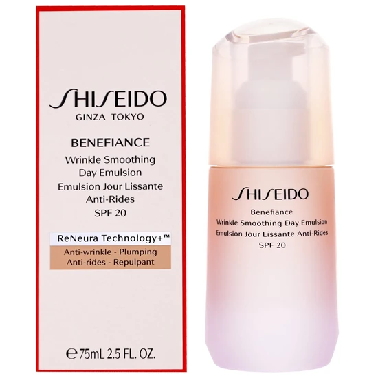 Shiseido Benefiance Wrinkle Smoothing Day Emulsion SPF 20 75ml