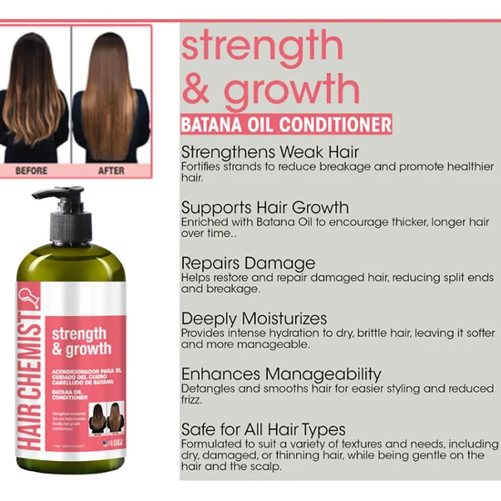 Hair Chemist Strength & Growth Batana Oil Conditioner 1000ml