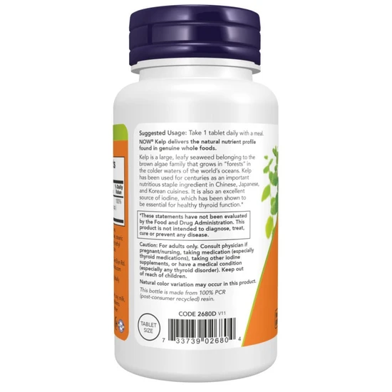 NOW Foods Kelp 150mcg 200 Tablets