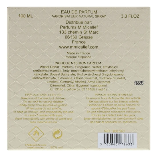 M. Micallef Mon Parfum Eau De Parfum 100ml