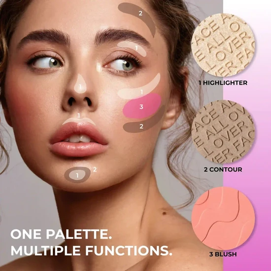 Lamel All-Over Face Palette 01 Light