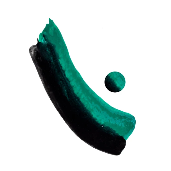 Glisten Cosmetics Lantern Dark Green & Black Split Liner Eyeliner Small - 3g