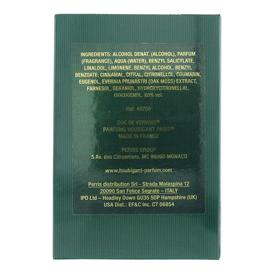 Houbigant Duc De Vervins L'Extreme Eau De Parfum 120ml