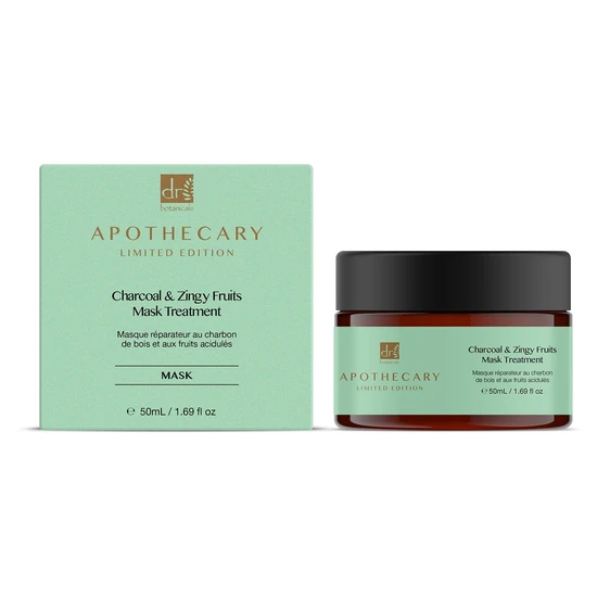 Dr Botanicals Cranberry Oil & Juniperberry Oil Night Cream + DB Charcoal & Zingy Fruits Mask Treatment