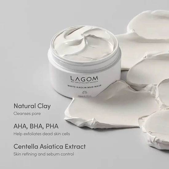 LAGOM White Kaolin Mud Mask 110ml