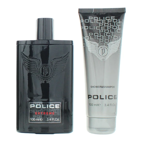 Police Extreme Eau De Toilette 100ml Gift Set 100ml & 100ml Shower Gel