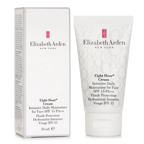Elizabeth Arden Eight Hour Cream Intensive Daily Moisturiser For Face SPF 15 50ml