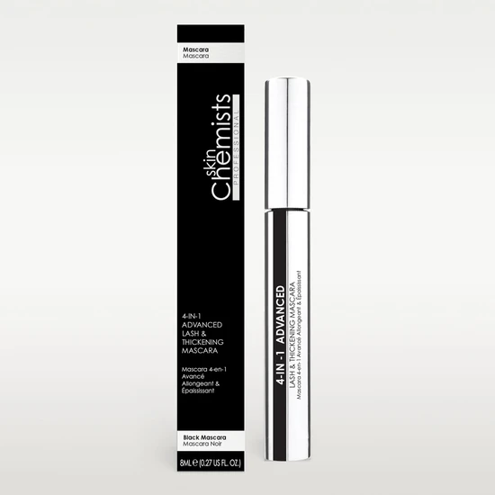 skinChemists Advanced 4-in-1 Lash & Thickening Mascara 8ml