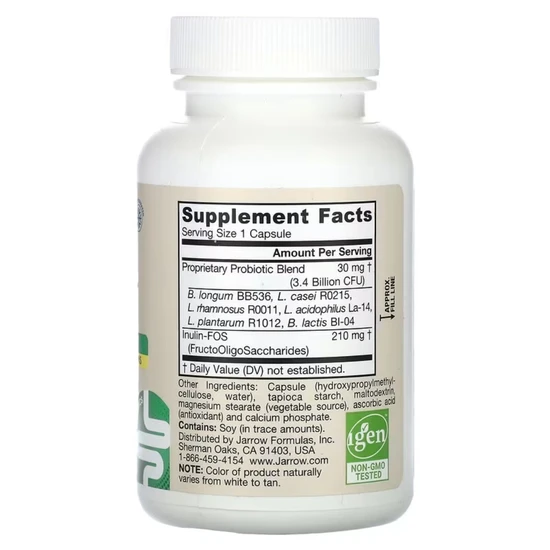 Jarrow Formulas JarroDophilus + FOS Capsules 100 Capsules