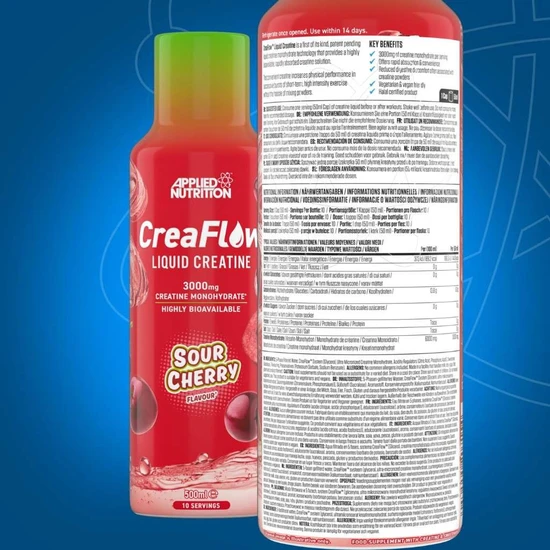 Applied Nutrition CreaFlow Liquid Creatine 500ml-Sour Cherry