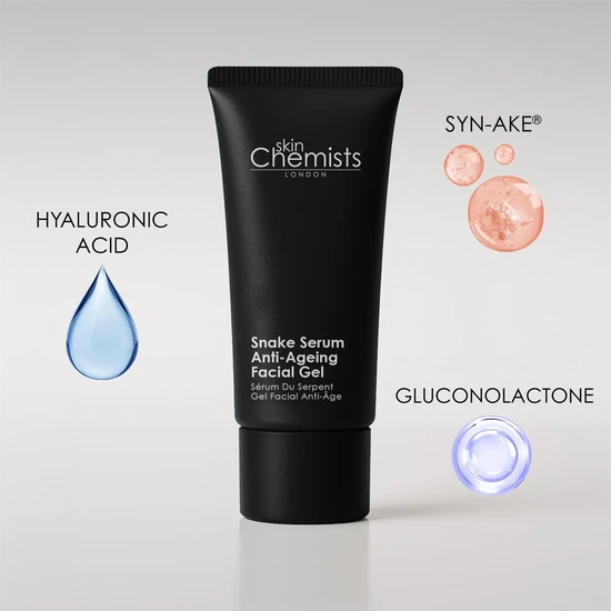 skinChemists Snake Serum Anti-Ageing Facial Gel 30ml