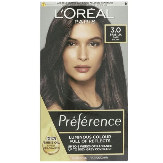 L'Oreal Paris Preference Infinia Permanent Colour 3 Brasilla