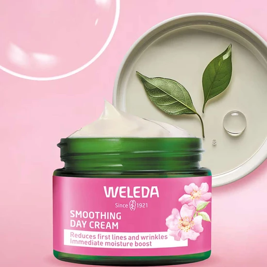 Weleda Smoothing Day Face Cream With Wild Rose & White Tea 40ml