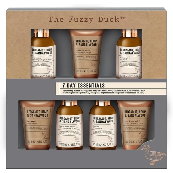 Baylis & Harding Bergamot, Hemp & Sandalwood 7 Day Essentials Gift Set Pack of 1