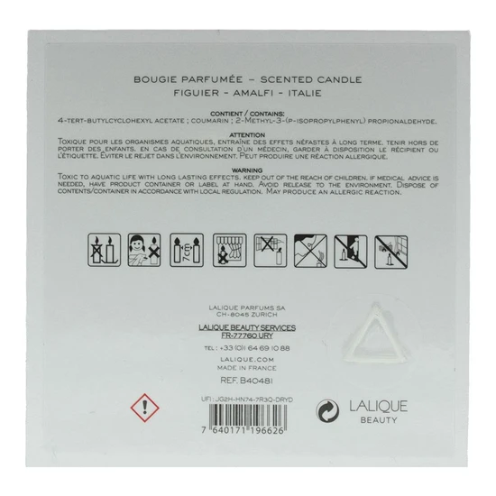 Lalique Figuier Amalfi Candle 600g