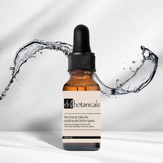 Dr Botanicals Eucalyptus, Tea Tree & Salicylic Acid Facial Oil For Spots 15ml