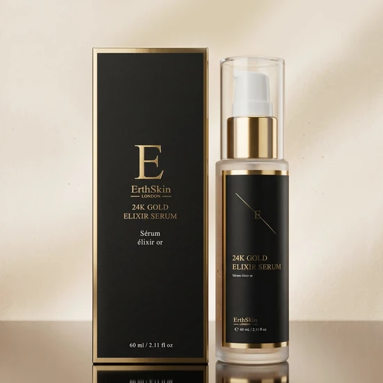 Erth Skin London Anti Wrinkle Elixir Serum 24k Gold 60ml