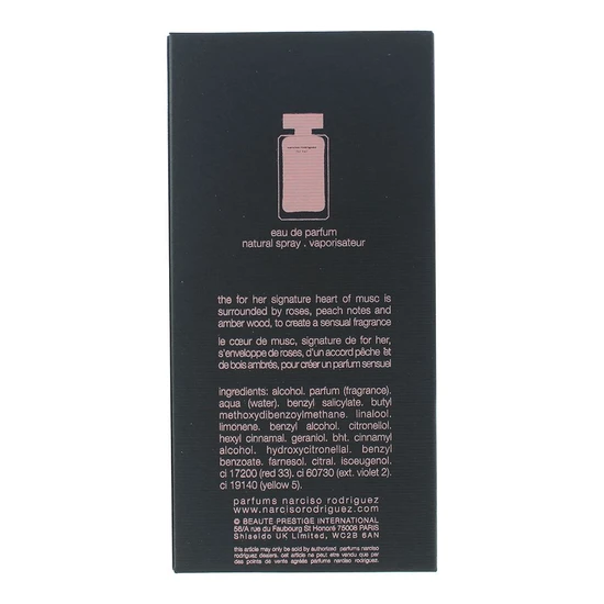 Narciso Rodriguez For Her Eau De Parfum 100ml