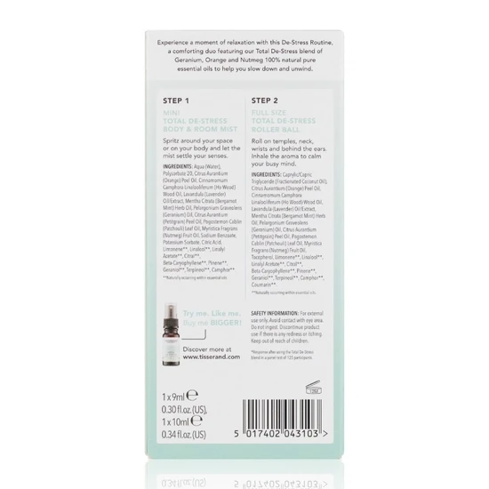 Tisserand Aromatherapy Total De-Stress Routine Duo
