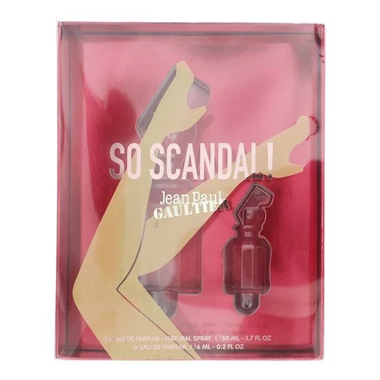 Jean Paul Gaultier So Scandal Eau De Parfum Gift Set 50ml + 6ml Mini