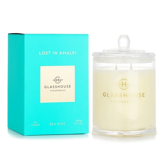 Glasshouse Fragrances Triple Scented Soy Candle Lost In Amalfi Sea Mist 380g