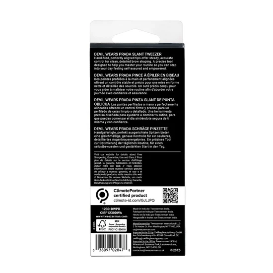 Tweezerman Devil Wears Prada Slant Tweezer
