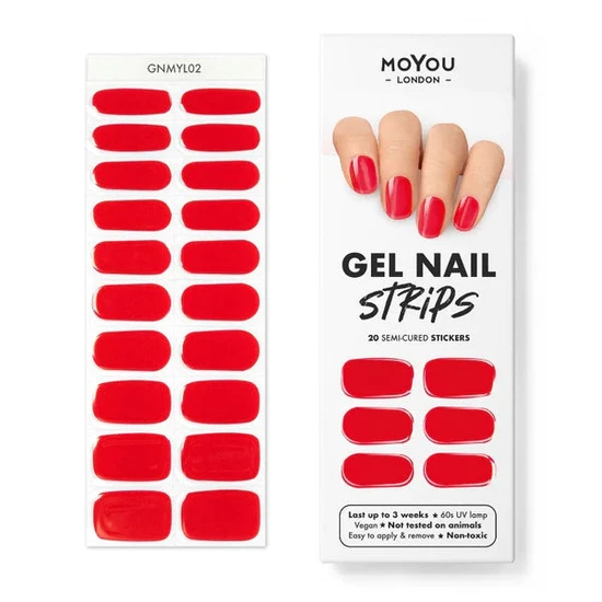 MoYou London Gel Nail Strip Red Riding Hood