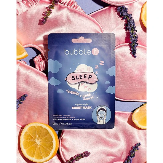 Bubble T Lavender & Lemon Sleep Nightea Night Sheet Mask 20ml
