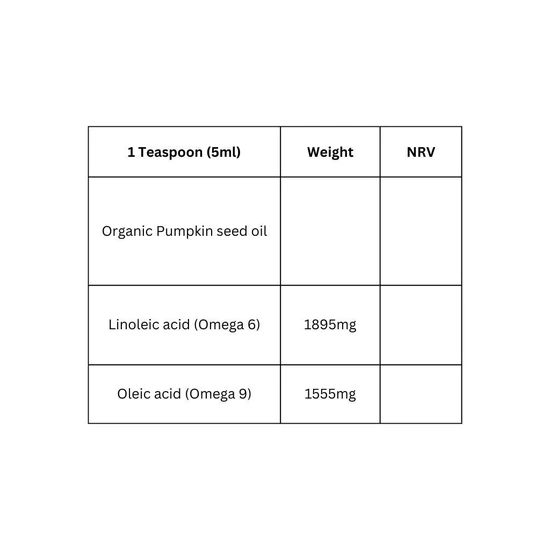 Viridian 100% Organic Pumpkin Seed Oil 200ml