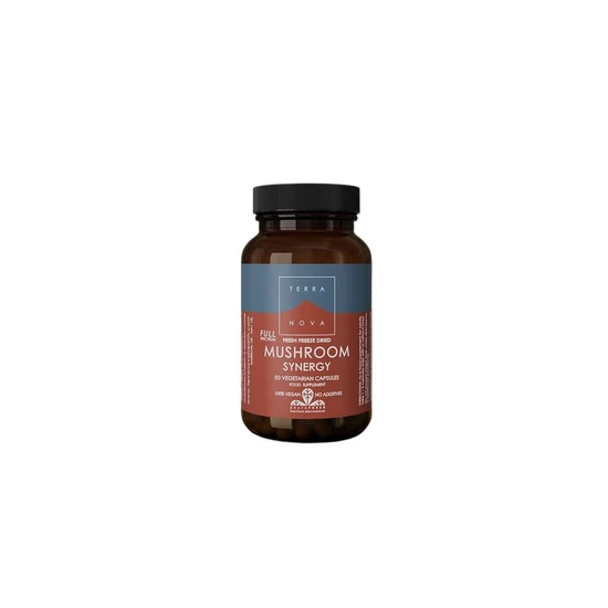 Terranova Mushroom Synergy Super-Blend Capsules 50 Capsules