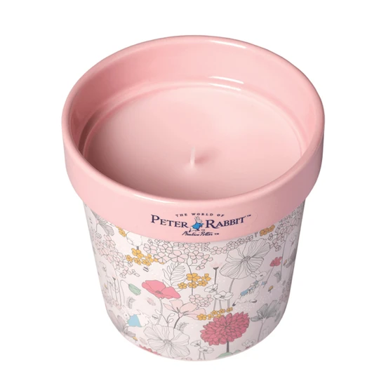 Peter Rabbit Rose Eucalyptus Plant Pot Candle