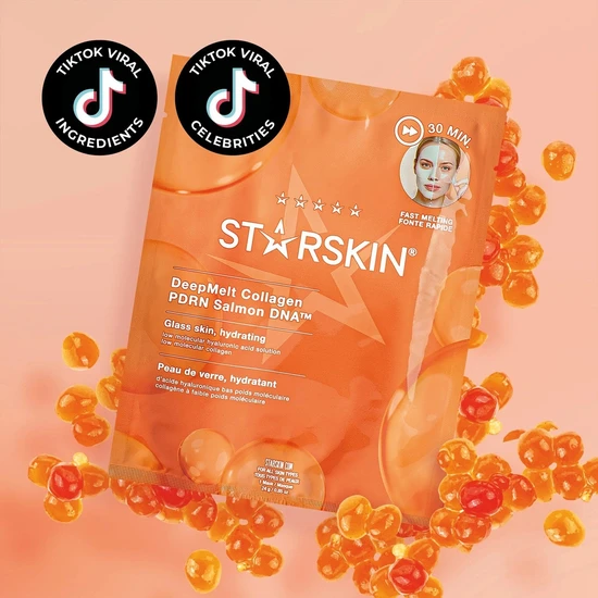 STARSKIN DeepMelt Collagen PDRN Salmon DNA Mask 4x24g