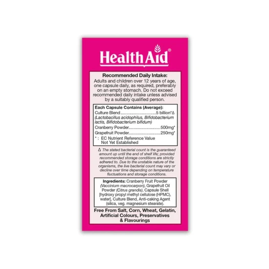 Health Aid Cranprobio Capsules 30 Capsules