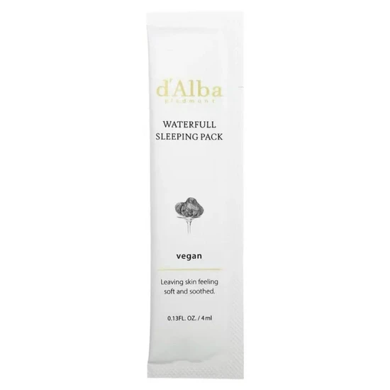 d'Alba Waterfull Vegan Sleeping Pack 12 x 4ml