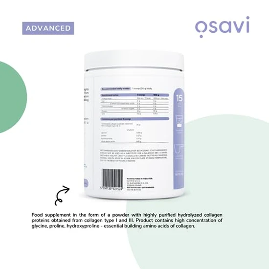 Osavi Collagen Peptides Hydrolyzed Type 1 & 3 300g